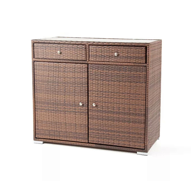 Плетёная тумба 4SIS Мальта Цвет: коричневый 