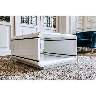 Столик журнальный Paoli Opus Quadro Цвет: белый, товары для загородного дома