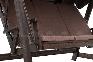 Качели Semka Floresta wenge лиственница, садовая мебель