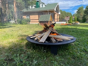 Чугунная чаша для огня Concretika L100 PLATO, уличное оборудование