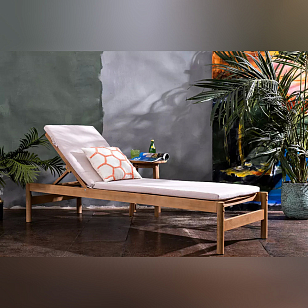 Шезлонг из акации Joygarden Bungalow для дачи Шезлонг из акации Joygarden Bungalow, садовая мебель