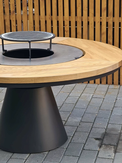 Гриль-очаг Elbrus Home Тибет Ø182 (Термостойкая эмаль)