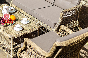 Плетеный кофейный стол Joygarden Oslo