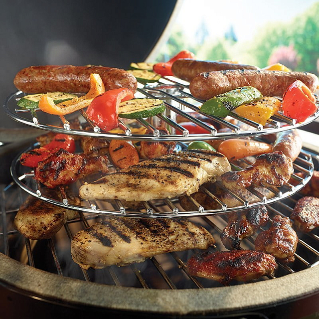 Решетка трехуровневая для гриля Big Green Egg XL/L разборная