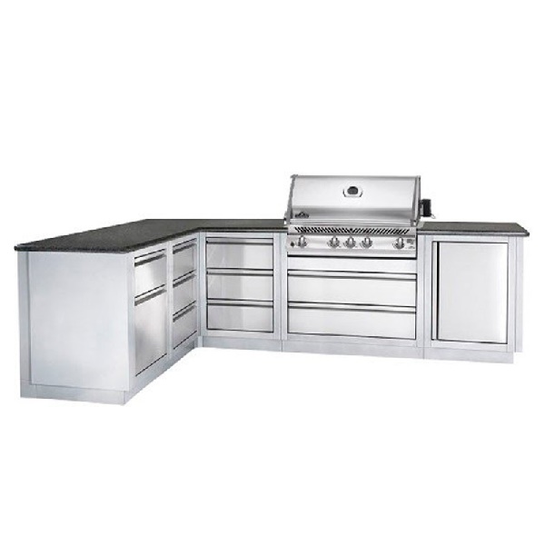 Модульная летняя кухня Oasis 300 с грилем Napoleon Bilex-605