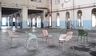 Стул Scab Design Hug Go Green Цвет: тортора, садовая мебель