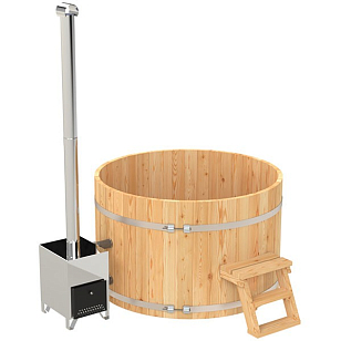 Купель с печкой Baltresto Thermowood Ø2.0 м, уличное оборудование