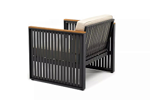 Кресло из алюминия Joygarden Horizon квадратный, садовая мебель