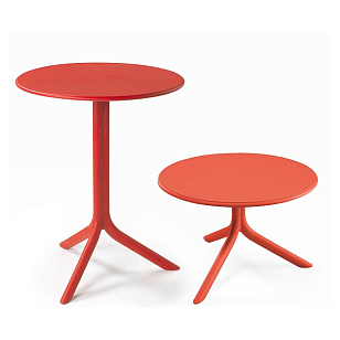 Стол обеденный Nardi Spritz Цвет: коралловый, садовая мебель