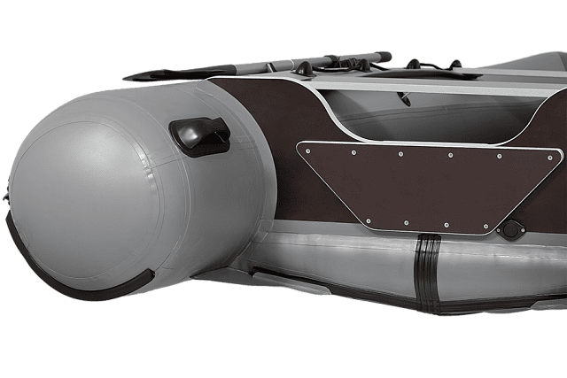 Лодка ПВХ Фрегат 370 Air (НДНД) серая