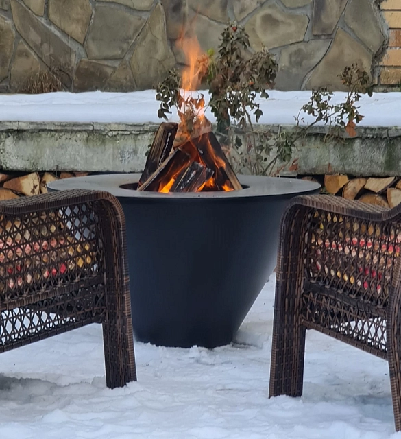 Гриль-очаг Elbrus Home Этна Ø100 (Термостойкая эмаль)