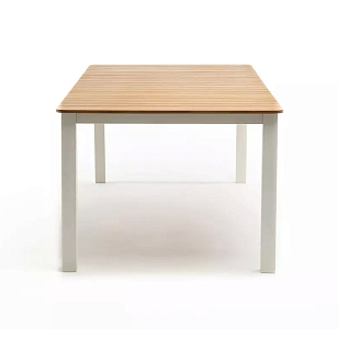 Обеденный стол Joygarden Concorde 210 см белый для дачи Обеденный стол Joygarden Concorde 210 см белый, садовая мебель