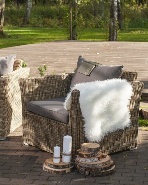 Кресло 4SIS Капучино Цвет: соломенный 