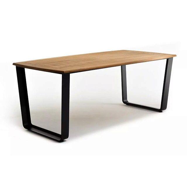 Стол обеденный из алюминия Joygarden Aura 200 см Цвет: темный графит 