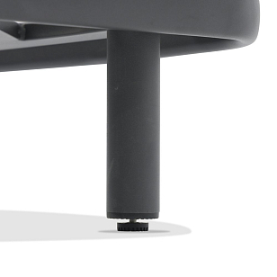 Лаунж зона (диван и овальный столик) Brafritid Gotland антрацит/серый, алюминий, садовая мебель