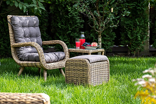 Лаунж-зона 4SIS Толедо, цвет соломенный, садовая мебель