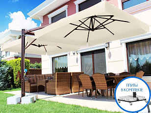 Зонт профессиональный Theumbrela Double Banana, садовая мебель