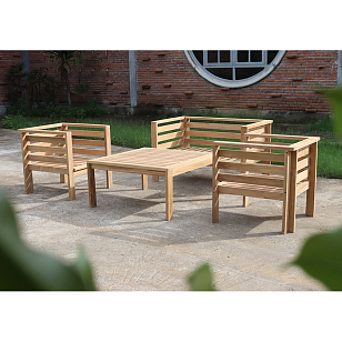 Комплект мебели из тика Lite Roncade, садовая мебель