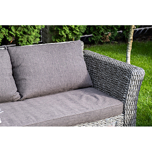 Лаунж-зона 4SIS Капучино Сингл (гиацинт), цвет графит для дачи Лаунж-зона 4SIS Капучино Сингл (гиацинт), цвет графит, садовая мебель