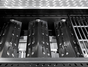 гриль газовый bellagio villa 400 silver