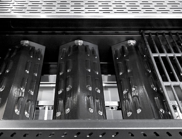 гриль газовый bellagio villa 400 black