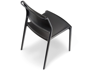 Стул Pedrali Ara Цвет: черный для дачи Стул Pedrali Ara Цвет: черный, садовая мебель