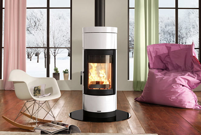 Печь дровяная La Nordica Fortuna Bifacciale Цвет: белый