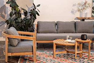 Диванная группа из тика Joygarden Vento L, садовая мебель