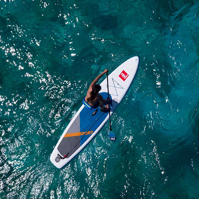 Весло SUP разборное RED PADDLE 2018 CARBON-CARBON (3 piece) LeverLock для серфинга