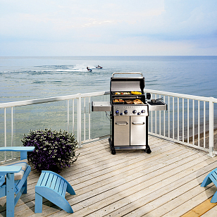 гриль газовый broil king baron s490ir