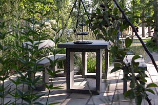 Комплект мебели из бетона Concretika для сада и загородного дома Комплект мебели из бетона Concretika, уличное оборудование