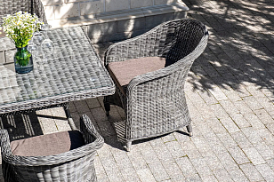 Кресло 4SIS Равенна, цвет графит для дачи Кресло 4SIS Равенна, цвет графит, садовая мебель