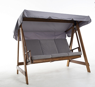 Качели Semka Floresta gray лиственница, садовая мебель