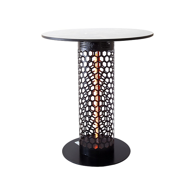 Уличный электрический обогреватель стол Bogazici круг 