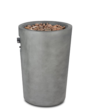 Уличный газовый камин Clifton Compact Round Grey, уличное оборудование