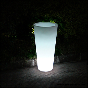 Светящееся кашпо LightHouse Mariano 220 V White для сада и загородного дома Светящееся кашпо LightHouse Mariano 220 V White, уличное оборудование