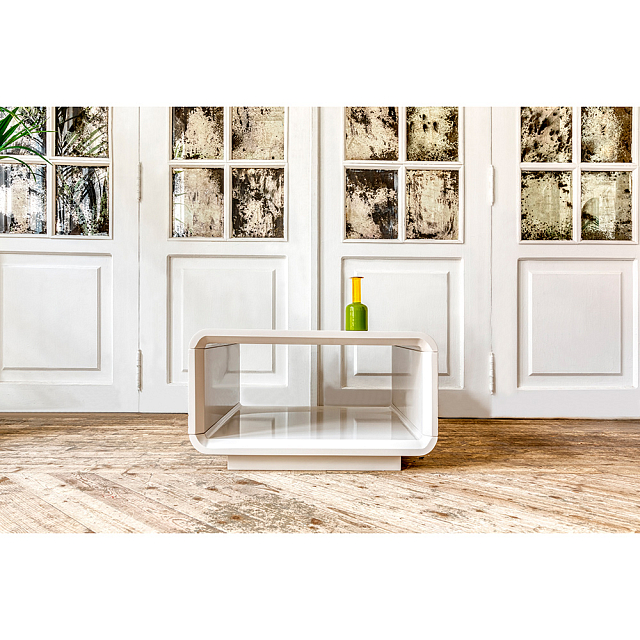 Столик журнальный Paoli Velvet Quadro Цвет: серый беж