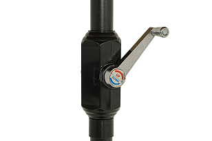 Зонт садовый 4SIS Джулия 3 х 3 м, центральная опора, тент бежевый, садовая мебель