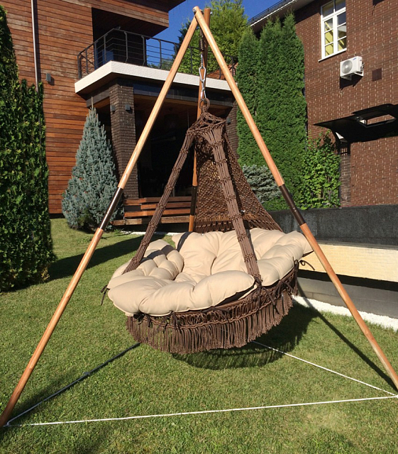 Подвесное кресло Lite Cartagena 4 цвета на каркасе Maya 