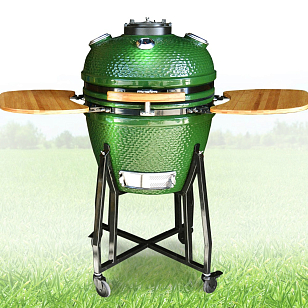 керамический гриль st grill 22" green для дачи