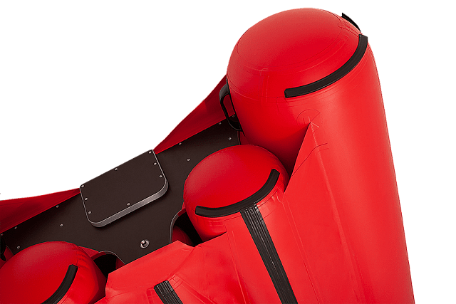 Лодка ПВХ Фрегат 480 FM Jet красная