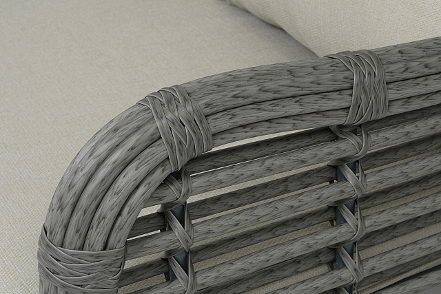 Диван 4SIS Ницца 3-местный, цвет серый 