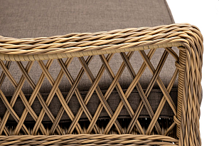 Обеденная группа 4SIS Катания на 6 персон , цвет соломенный, садовая мебель