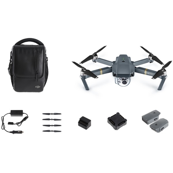 Квадрокоптер DJI Mavic Pro Platinum Fly More Combo