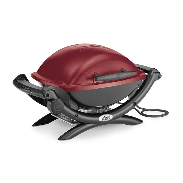Гриль электрический Weber Q 1400, бордовый
