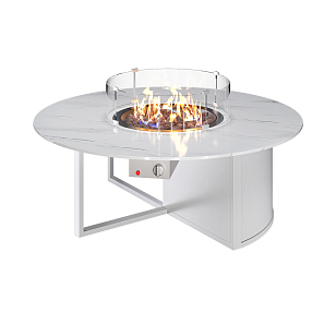 Стол-камин Kaminex Бромо Белый, уличное оборудование