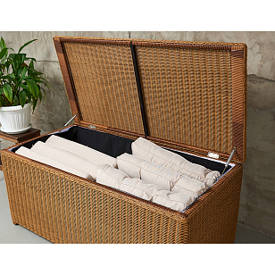 Набор из 2х сундуков Lite Karl 120 и 140 Цвет: соломенный, садовая мебель