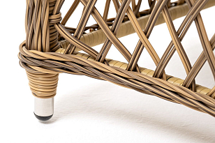 Обеденная группа 4SIS Катания на 6 персон , цвет соломенный, садовая мебель