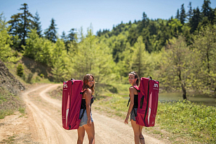 SUP-доска надувная с веслом Aqua Marina Coral Touring 11'6" S22 для серфинга SUP-доска надувная с веслом Aqua Marina Coral Touring 11'6" S22