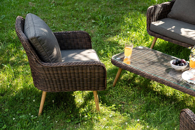 Лаунж-зона 4SIS Прованс, цвет коричневый 